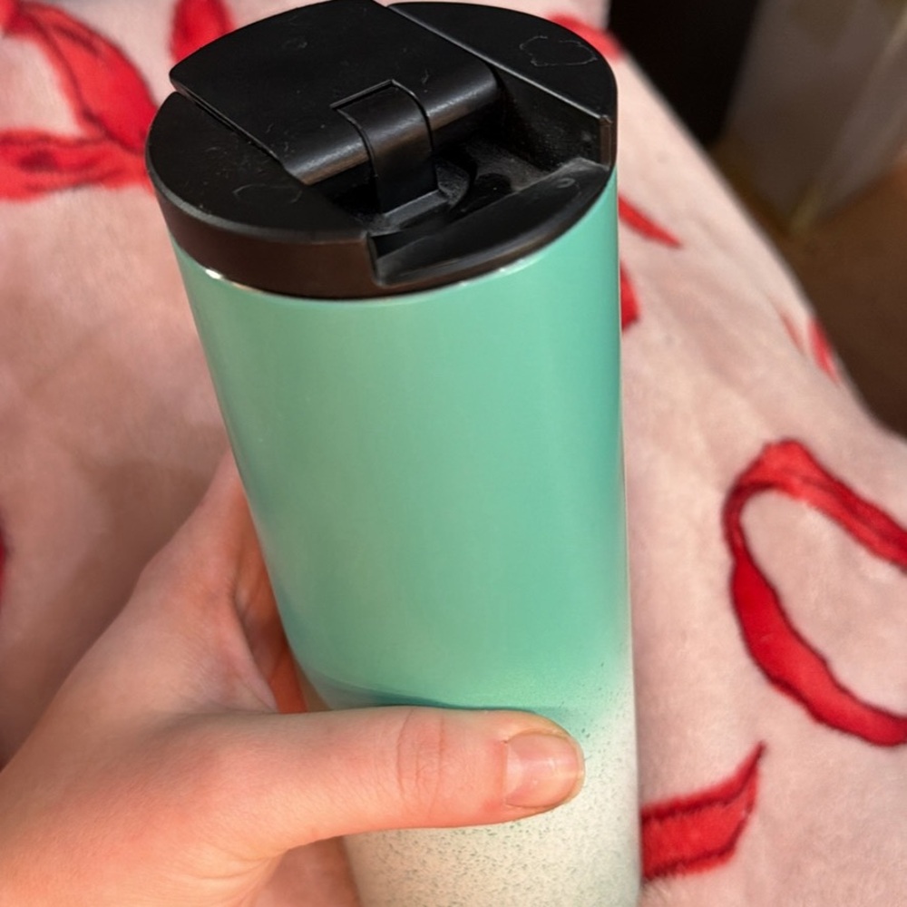 Starbucks 16oz Hot Tumbler Mint and Snow (Winter/Xmas) - Picture 3 of 3